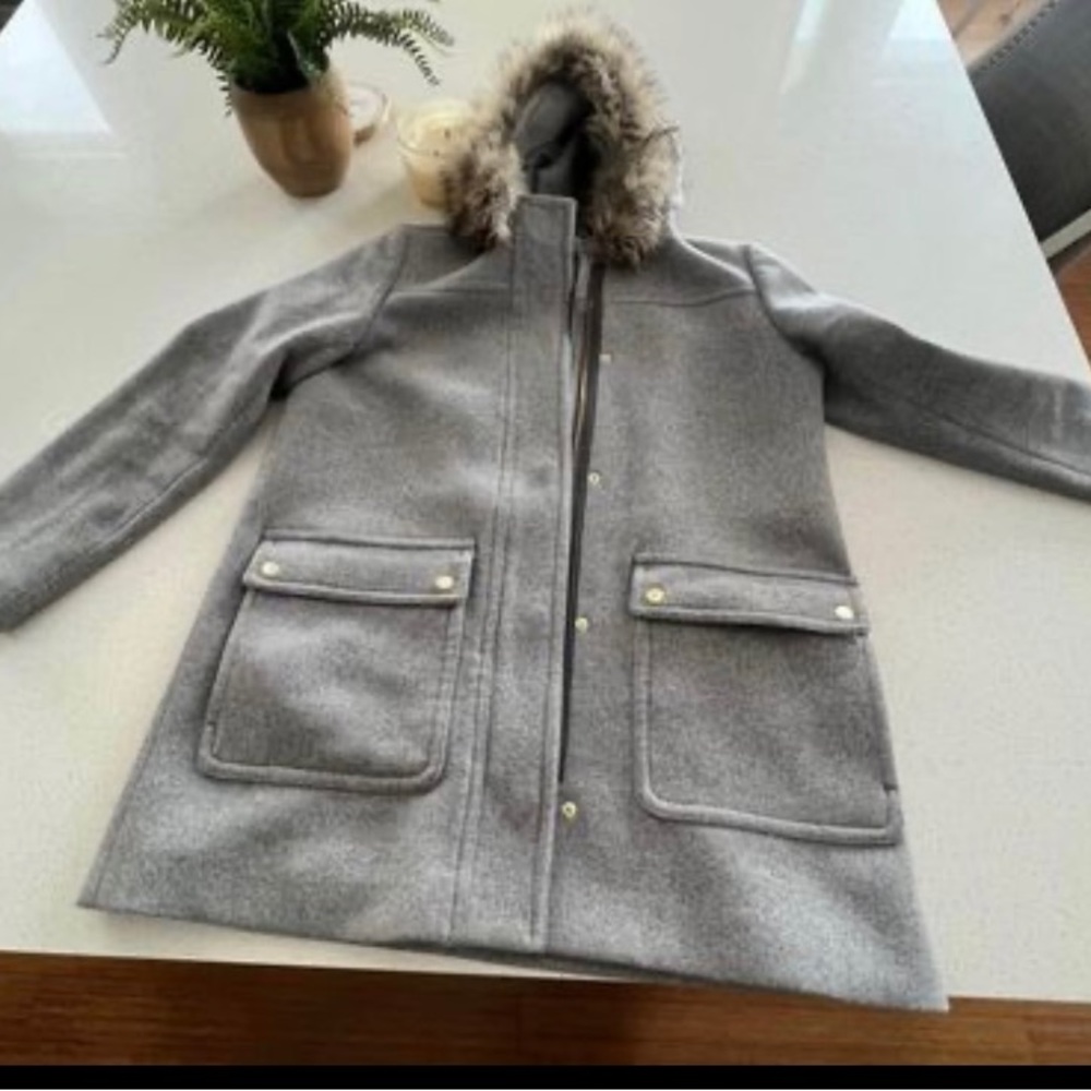 J.Crew wool coat size 14
